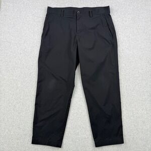 Lululemon Pants Mens 36x27 Black ABC Classic Fit Stretch Warpstreme Trousers